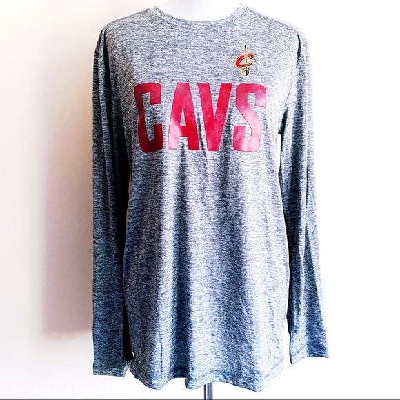 NBA Other - NBA Cleveland Cavaliers Cavs Basketball Gray Long Sleeve Shirt Mens Medium